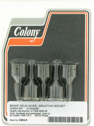 BRAKE DRUM WHEEL MOUNTING SOCKET SCREW SET